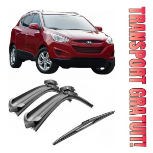 Set 3 stergatoare parbriz si luneta AR139S (600mm x 400mm) pentru Hyundai Tucson (JM) (08.04-03.10) Bosch