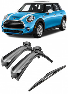 Set 3 stergatoare parbriz si luneta AR142S (475mm x 450mm) pentru MINI Mini (F 56) (03.14-) Bosch accesorii pentru autoturismul tau - masina v217604