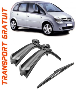 Set 3 stergatoare parbriz si luneta AR609S (600mm x 600mm) pentru Opel Meriva (A) (03.03-01.06) Bosch accesorii pentru autoturismul tau - masina v217535