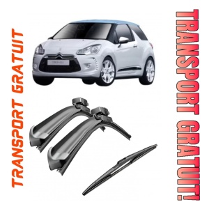 Set 3 stergatoare parbriz si luneta Bosch Aerotwin pentru Citroen DS3 (A55) (01.10 - 04.15) Bosch