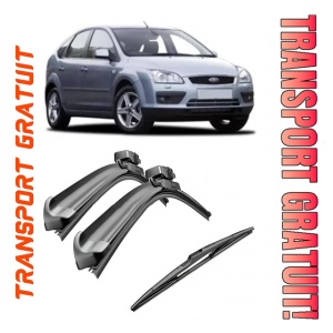Set 3 stergatoare parbriz si luneta Bosch Aerotwin pentru Ford Focus '04 (DA3) (07.04 - 01.08) Bosch