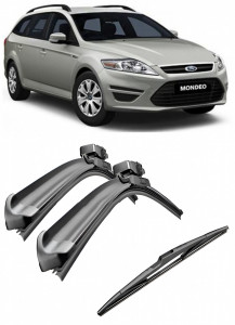Set 3 stergatoare parbriz si luneta Bosch Aerotwin pentru Ford Mondeo '07 (BG7) Turnier (09.07 - 12.14) Bosch accesorii pentru autoturismul tau - masina v219546