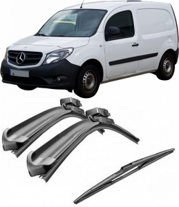 Set 3 stergatoare parbriz si luneta Bosch Aerotwin pentru Mercedes-Benz Citan (415) (07.12 -) Bosch accesorii pentru autoturismul tau - masina v219471