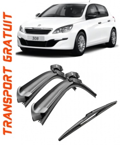 Set 3 stergatoare parbriz si luneta Bosch Aerotwin pentru Peugeot 308 (T9) II (07.13 -) Bosch accesorii pentru autoturismul tau - masina v218773
