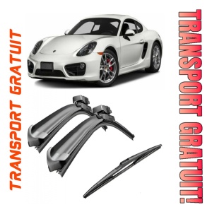 Set 3 stergatoare parbriz si luneta Bosch Aerotwin pentru Porsche Cayman (981C) (03.13 - 08.16) Bosch