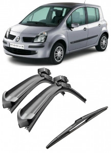 Set 3 stergatoare parbriz si luneta Bosch Aerotwin pentru Renault Modus (FP/JP) (06.05 -) Bosch accesorii pentru autoturismul tau - masina v219943