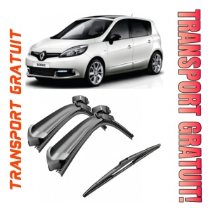 Set 3 stergatoare parbriz si luneta Bosch Aerotwin pentru Renault Scenic III (JZ) (05.09 -) Bosch