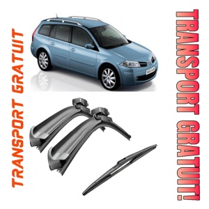 Set 3 stergatoare parbriz si luneta Bosch Aerotwin pentru Renault Megane II Grandtour (KM) (02.06 - 02.09) Bosch