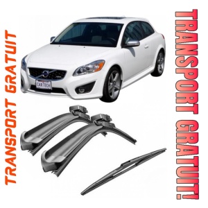 Set 3 stergatoare parbriz si luneta Bosch Aerotwin pentru Volvo C30 (08.10 -) Bosch
