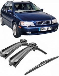 Set 3 stergatoare parbriz si luneta Bosch Aerotwin pentru Volvo V40 Cross Country (01.13 -) Bosch accesorii pentru autoturismul tau - masina v219789
