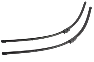 Set 3 stergatoare PEUGEOT 407 SW (6E_, 6D_) din 2004 - 2010, pentru parbriz si luneta fata si spate auto, Valeo Silencio, din cauciuc siliconat rezistent, 4 Stickere Auto PEUGEOT v15091