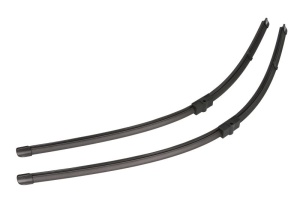 Set 3 stergatoare RENAULT MODUS / GRAND MODUS (F/JP0_) din 2004 - 2012, pentru parbriz si luneta fata si spate auto, Valeo Silencio, din cauciuc siliconat rezistent, 4 Stickere Auto RENAULT v14863