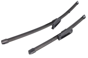 Set 3 stergatoare RENAULT TWINGO III (BCM_, BCA_) din 2014, pentru parbriz si luneta fata si spate auto, Valeo Silencio, din cauciuc siliconat rezistent, 4 Stickere Auto RENAULT v13771
