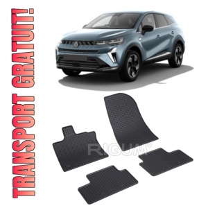 Set 4 covorase auto Renault Symbioz 2024-prezent, cauciuc 100%, rezistente, usor de curatat