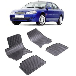 Set 4 covorase Ford Mondeo 2002-2007, din cauciuc 100%, compatibile cu autoturismul FORD Mondeo v2004