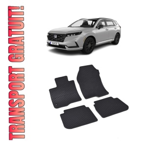 Set 4 covorase Honda Cr-V Phev 2023-prezent, din cauciuc 100%, compatibile cu autoturismul HONDA CR-V