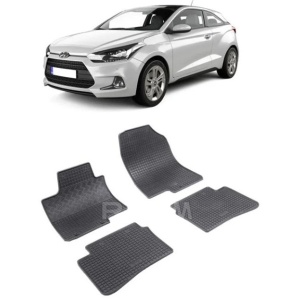 Set 4 covorase Hyundai I20 2020-prezent, din cauciuc 100%, compatibile cu autoturismul HYUNDAI i20 v3190