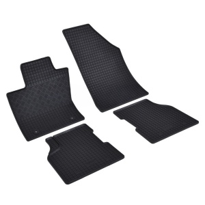 Set 4 covorase Jeep Compass 2017-prezent, din cauciuc 100%, compatibile cu autoturismul JEEP Compass v5856