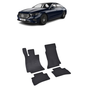 Set 4 covorase Mercedes E-Klasse 2024-prezent, din cauciuc 100%, compatibile cu autoturismul MERCEDES E-Klasse v6065