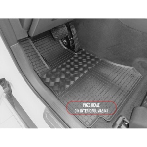 Set 4 covorase Mercedes Eqc 2019-prezent, din cauciuc 100%, compatibile cu autoturismul MERCEDES EQC v2645