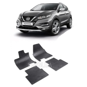 Set 4 covorase Nissan Qashqai + 2 2008-2014, din cauciuc 100%, compatibile cu autoturismul NISSAN Qashqai v2725