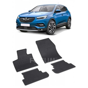 Set 4 covorase Opel Grandland X Phev 2019-prezent, din cauciuc 100%, compatibile cu autoturismul OPEL Grandland v3010