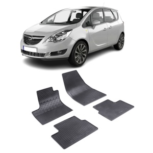 Set 4 covorase Opel Meriva 2010-2017, din cauciuc 100%, compatibile cu autoturismul OPEL Meriva v5447