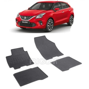 Set 4 covorase Suzuki Baleno 2016-prezent, din cauciuc 100%, compatibile cu autoturismul SUZUKI Baleno v5381