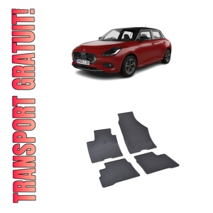 Set 4 covorase Suzuki Swift 2024-prezent, din cauciuc 100%, compatibile cu autoturismul SUZUKI Swift