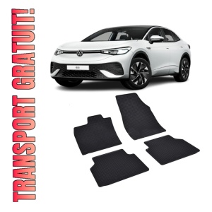 Set 4 covorase Volkswagen Id.5 2022-prezent, din cauciuc 100%, compatibile cu autoturismul Volkswagen ID.5