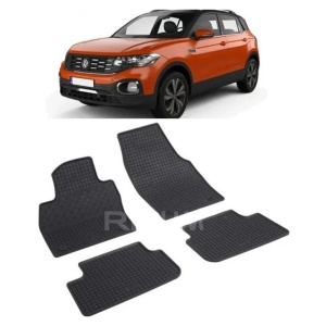 Set 4 covorase Volkswagen T-Cross 2024-prezent, din cauciuc 100%, compatibile cu autoturismul Volkswagen T-Cross v5873