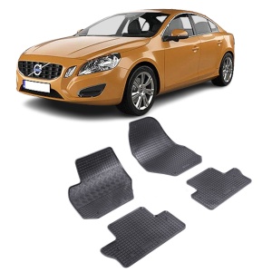 Set 4 covorase Volvo S60 2011-2018, din cauciuc 100%, compatibile cu autoturismul VOLVO S60 v5819