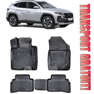 Set 5 Covorase Auto Hyundai Tucson IV din 2020 pana 2025 inclusiv modele Hybrid