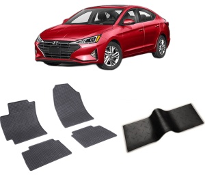 Set 5 covorase HYUNDAI ELANTRA VI din 03.2016-12.2020, cu covoras tunel median, CAROSERIE SEDAN, Presuri cauciuc 100%, compatibil cu autoturismul HYUNDAI ELANTRA VI, Rigum - Img 2