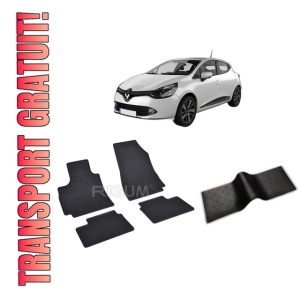 Set 5 covorase RENAULT ARKANA din 03.2021-PREZENT, cu covoras tunel median, CAROSERIE SUV, Presuri cauciuc 100%, compatibil cu autoturismul RENAULT ARKANA, Rigum