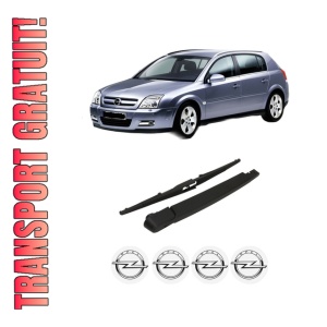 Set brat stergator spate cu lamela pentru OPEL SIGNUM Hatchback (Z03) din 2003-2008, pentru spate, din cauciuc siliconat rezistent, 4 stickere auto OPEL