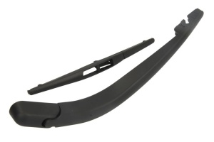 Set brat stergator spate cu lamela pentru SUZUKI ALTO VII (GF, HA25_, HA35_) din 2009-2012, pentru spate, din cauciuc siliconat rezistent, 4 stickere auto SUZUKI v422