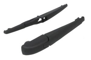 Set brat stergator spate cu lamela pentru SUZUKI SWIFT V (AZ) din 2017, pentru spate, din cauciuc siliconat rezistent, 4 stickere auto SUZUKI v398