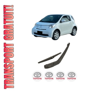 Set brat stergator spate cu lamela pentru TOYOTA IQ (_J1_) din 2009-2015, pentru spate, din cauciuc siliconat rezistent, 4 stickere auto TOYOTA
