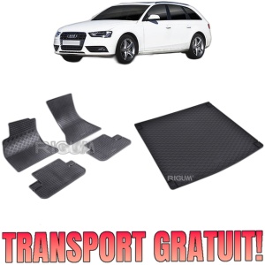 Set Covorase Auto Si Tavita Portbagaj AUDI A4 B8 din 04.2008 - 10.2015, caroserie combi,
