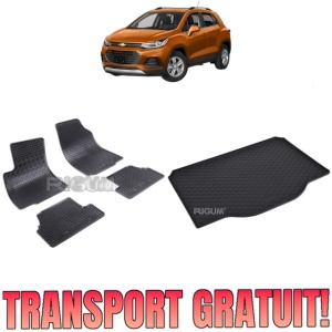 Set Covorase Auto Si Tavita Portbagaj CHEVROLET TRAX din 05.2013 - 06.2019, caroserie suv,
