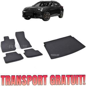 Set Covorase Auto Si Tavita Portbagaj CUPRA FORMENTOR ETSI din 2020 - 2026, caroserie suv, PORTBAGAJ INFERIOR SI SUPERIOR