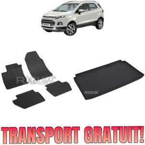 Set Covorase Auto Si Tavita Portbagaj FORD ECOSPORT din 02.2018 - 2026, caroserie suv,