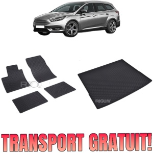 Set Covorase Auto Si Tavita Portbagaj FORD FOCUS IV din 09.2018 - 2026, caroserie combi, PORTBAGAJ SUPERIOR