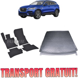 Set Covorase Auto Si Tavita Portbagaj JAGUAR F-PACE din 04.2016 - 2020, caroserie suv,
