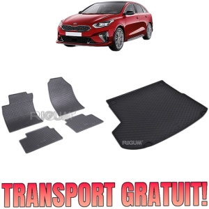 Set Covorase Auto Si Tavita Portbagaj KIA CEED PRO III din 12.2018 - 2026, caroserie hatchback, CU SUBWOOFER