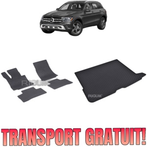 Set Covorase Auto Si Tavita Portbagaj MERCEDES GLC X253 din 09.2015 - 2023, caroserie suv,