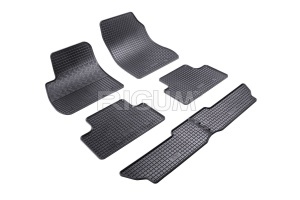 Set Covorase Auto Si Tavita Portbagaj OPEL ZAFIRA C din 01.2012 - 07.2019, caroserie van 7 locuri, 7 LOCURI, RAND 3 CULCAT - Img 2