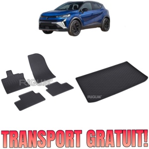 Set Covorase Auto Si Tavita Portbagaj RENAULT CAPTUR II FACELIFT din 07.2024 - 2026, caroserie suv, PORTBAGAJ SUPERIOR