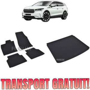 Set Covorase Auto Si Tavita Portbagaj SKODA ENYAQ IV ELECTRIC din 02.2022 - 2026, caroserie coupe, PORTBAGAJ INFERIOR SI SUPERIOR